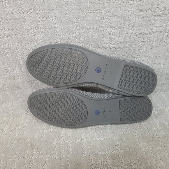 Rothy’s The Flat Charcoal Gray Slip On Ballet Flats Shoes Women's Size 7, 10 - Picture 9 of 11